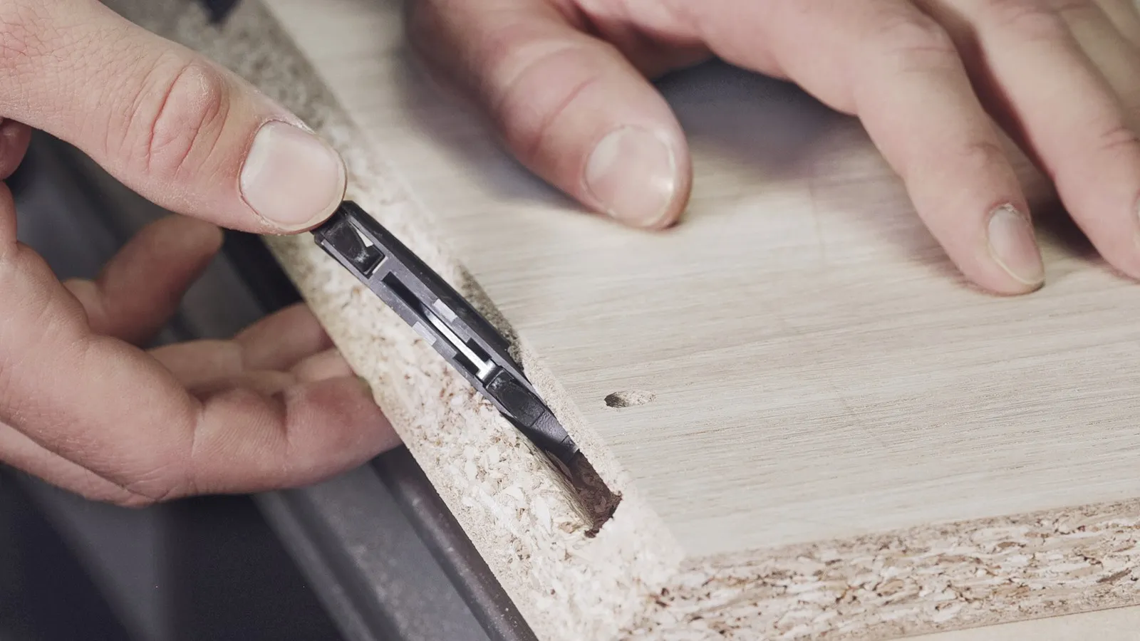 Der Clemex P 14 Verbinder in Aktion.